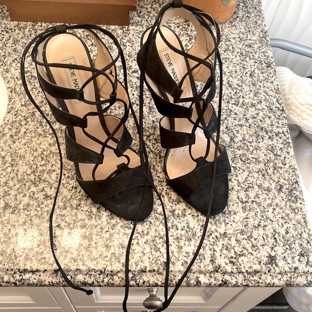 Steve Madden wrap up heels
